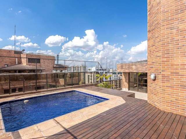 Vila Andrade - Linda Cobertura Duplex 591m², São 4 suítes, 3 banheiros sociais, 2 quartos de empregada, piscina na cobertura, sauna para 12 pessoas, 6 salas, 5 vagas. Lazer Completo