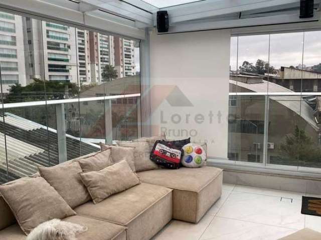 Chacara Santo Antonio - Lindo apto. 140m² MOBILIADO, 3 dormitórios, sendo uma suíte, lavabo, living amplo, cozinha aberta, varanda gourmet, ambientes integrados, 2 vagas Lazer completo.