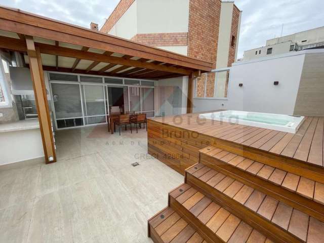 Vila Suzana Cobertura Duplex 500m², 4 suites, sendo 2 com hidromassagem. Master com 2 closets,  terraço gourmet com pergolado e deck com spa. 1 lavabo em cada andar mais um no terraço, 4 vagas!