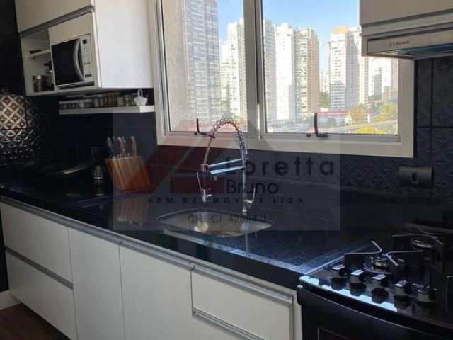 Apartamento Mobiliado 116m² com 2 suítes e 3 vagas para  Venda e locação no Brooklin