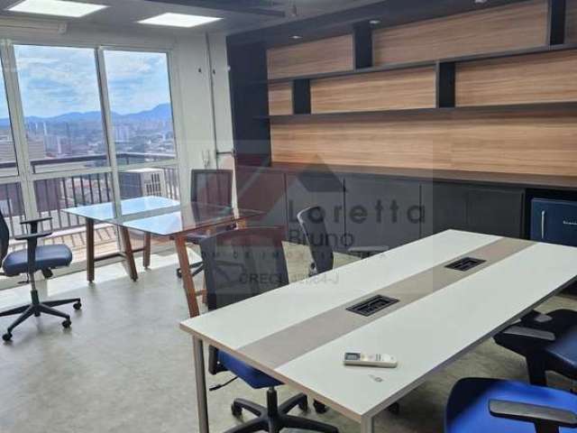 Sala Comercial de 47m² no bairro na Água Branca, com 1 sala, copa, varanda,1 banheiro, rico em armários, 1 vaga. Localizado na Avenida Francisco Matarazzo, 1752