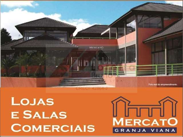 Galeria Mercato Granja Viana - Centro comercial c/ 16 lojas / 21 vagas de estacionamento. PARA INVESTIDORES! Rendimento líquido atual (84% de ocupação): R$ R$ 13.274,00