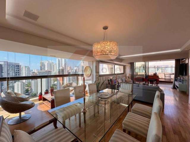 Linda Cobertura Duplex no Brooklin Paulista com Vista 360°, 3 suítes, espaço gourmet com piscina e 3 vagas!!