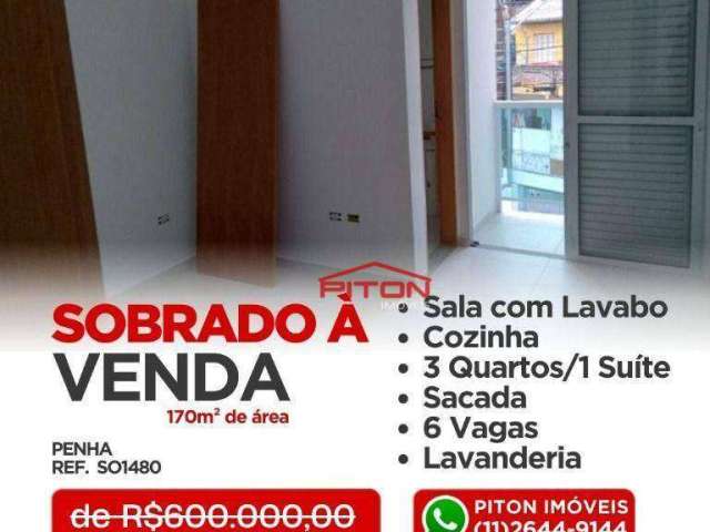 Sobrado Frontal - Penha - SP,