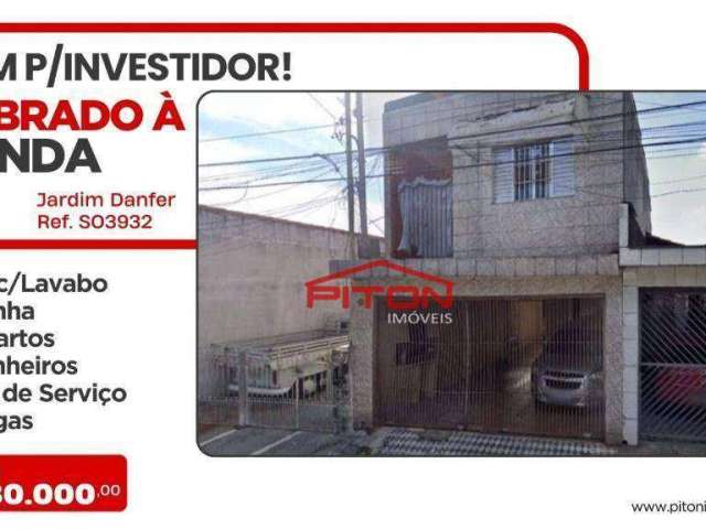 Sobrado com 7 dormitórios à venda, 131 m² por R$ 380.000,00 - Jardim Danfer - São Paulo/SP