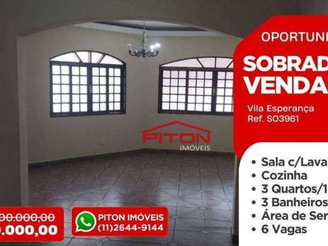 Sobrado  - Vila Esperança - São Paulo/SP