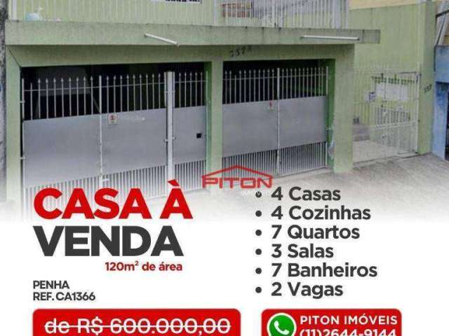 Casa com 2 dormitórios à venda, 120 m² por R$ 480.000,00 - Jardim Pedro José Nunes - São Paulo/SP