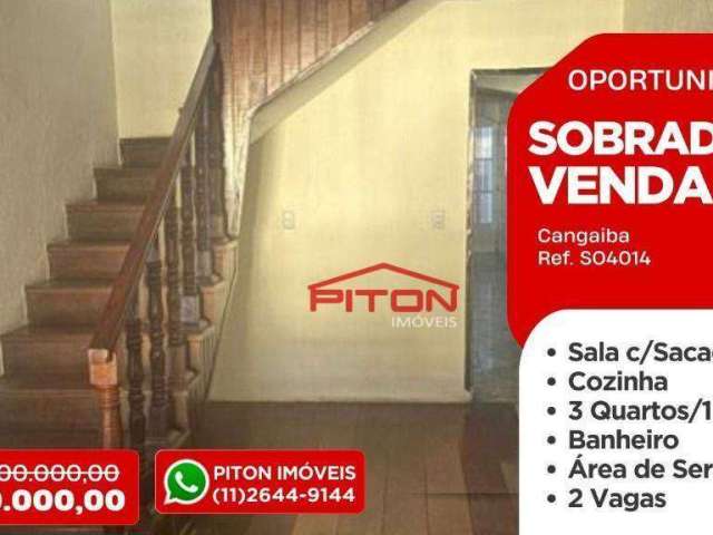 Sobrado com 3 dormitórios à venda, 115 m² por R$ 550.000,00 - Cangaíba - São Paulo/SP