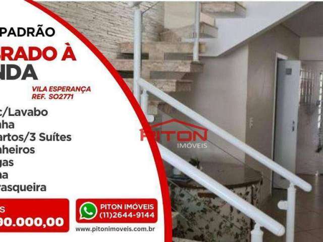 Sobrado Frontal - Vila Esperança - São Paulo/SP