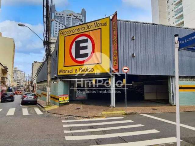 Estacionamento/terreno/galpão a venda no centro de campinas-sp