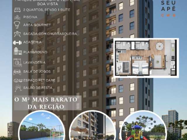 Apartamento com 2 quartos à venda na Rua Brasílio Bacellar Filho, Tingui, Curitiba, 57 m2 por R$ 456.000