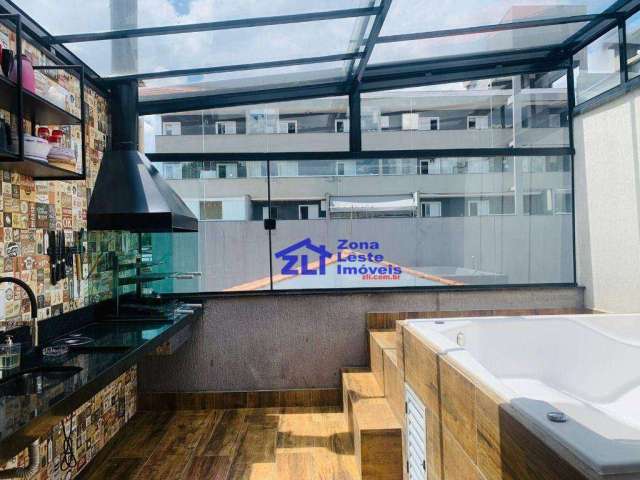 Maravilhoso sobrado de condomínio com 3 suites e terraço gourmet com jacuzzi à venda, 180 m² por R$ 1.480.000 - Vila Formosa/SP