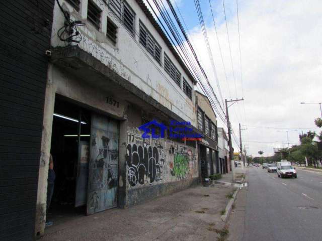 Galpão, 563 m² - venda por R$ 2.700.000,00 ou aluguel por R$ 17.000,00/mês - Tatuapé - São Paulo/SP