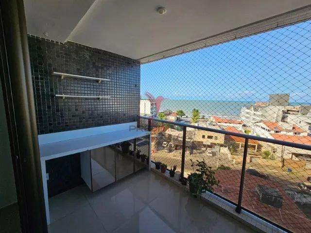 Apartamento no Bessa, vista mar, de 4 Quartos, 2 Suites, 3 Vagas, área de lazer completa