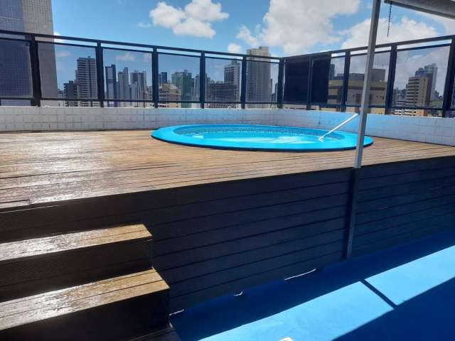 Cobertura duplex em Manaira com piscina privada e vista mar. 2 suites, 2 Vagas de Garagem