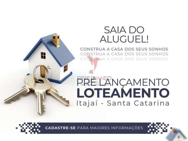 Loteamento em Itajaí, no bairro Itaipava - Pré-lançamento