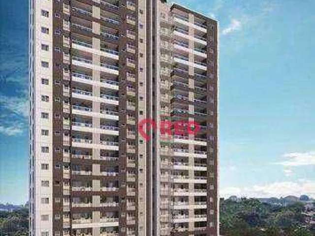 Apartamento com 3 dormitórios à venda, 66 m² por R$ 320.000,00 - JJR Buena Vista Clube - Sorocaba/SP