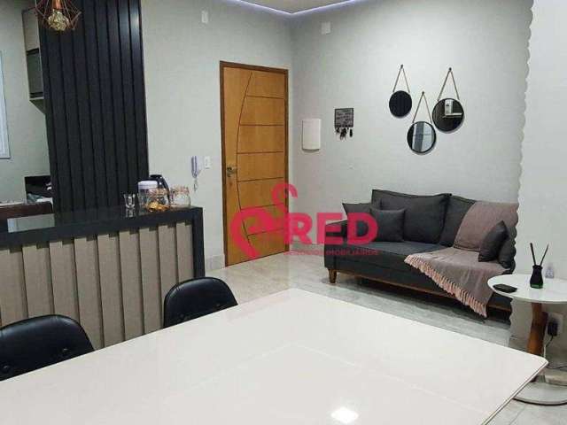 Apartamento com 2 dormitórios à venda, 59 m² por R$ 285.000 - Condomínio Residencial Onix - Sorocaba/SP