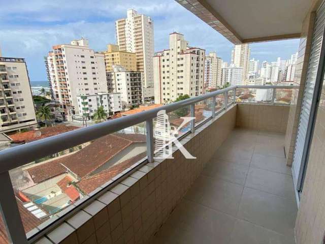 Apartamento com 2 dormitórios à venda, 84 m² por R$ 490.000 - Aviação - Praia Grande/SP
