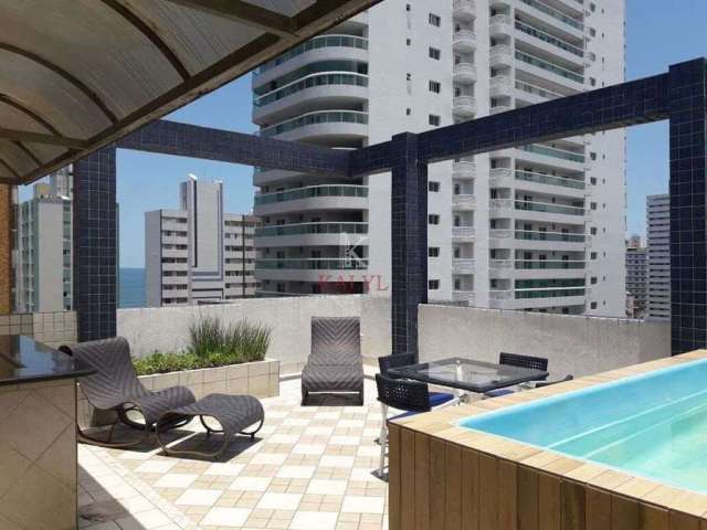 Cobertura com 3 dormitórios à venda, 180 m² por R$ 790.000,00 - Tupi - Praia Grande/SP