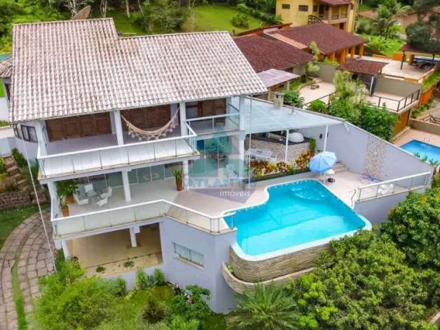 Casa em condomínio fechado com 3 quartos à venda na Rua Sabiá, Praia da Lagoinha, Ubatuba, 402 m2 por R$ 3.200.000