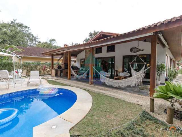 Casa em condomínio fechado com 3 quartos à venda na Rua Catleya, Praia Dura, Ubatuba, 219 m2 por R$ 1.790.000