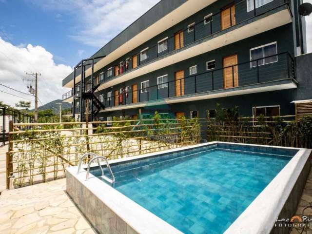 Apartamento com 1 quarto à venda na Rua Orlando Silva, Jardim Beira Rio, Ubatuba, 38 m2 por R$ 279.990