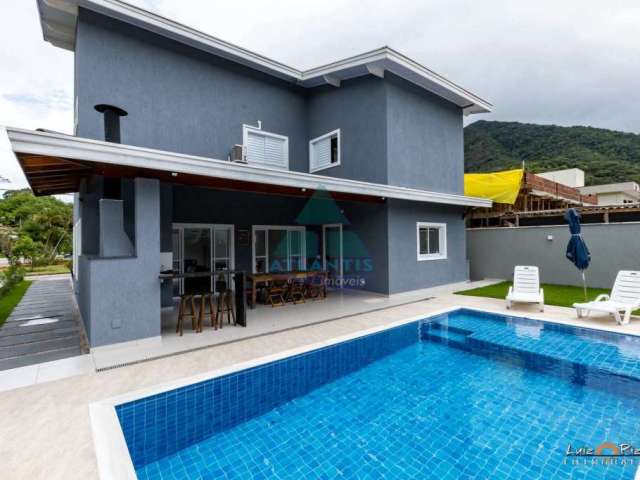 Casa em condomínio fechado com 5 quartos à venda na Avenida Engenho Velho, Praia da Lagoinha, Ubatuba, 210 m2 por R$ 1.750.000