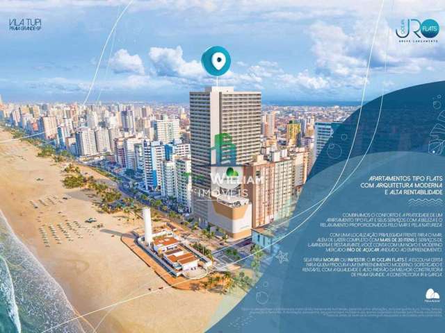 Flat com 1 quarto à venda na Avenida Presidente Castelo Branco, 6294, Tupi, Praia Grande, 45 m2 por R$ 442.974