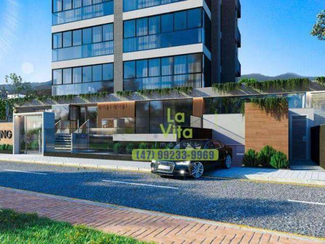 Apartamento com 3 dormitórios à venda, 110 m² por R$ 699.000,00 - Velha - Blumenau/SC