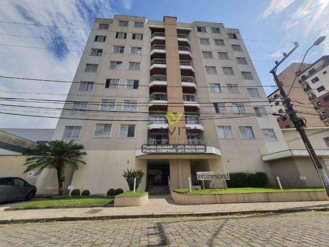 Apartamento no Bairro Garcia em Blumenau Próximo ao Hospital Santa Catarina Edifício Drumonnd