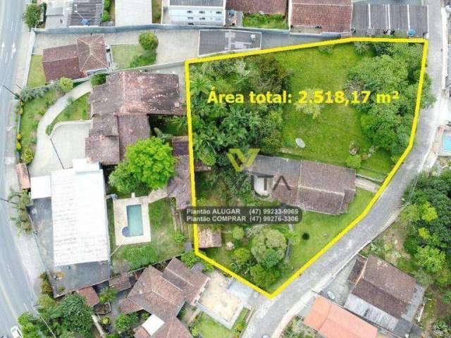 Terreno à venda, 2518 m² por R$ 1.200.000 - Salto Weissbach - Blumenau/SC | La Vita Imóveis