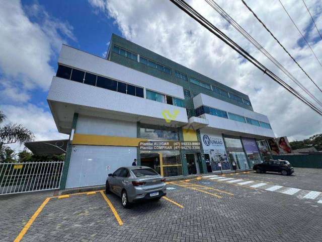 Sala comercial para Aluguel, Locação com 50,56m² privativos mais Sacada, Ed. Comercial Bela Center - Bairro Bela Vista - Gaspar SC | La Vita Imóveis