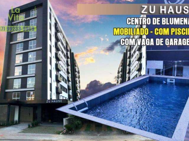 ZU HAUSE - Excelente apartamento, TOTALMENTE MOBILIADO - Prédio novo