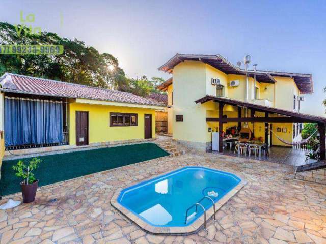 Casa á Venda com 4 Dormitórios MOBILIADA, Piscina, Lazer Completo, Bairro Ponta Aguda - Portal da Saxônia - Blumenau SC | La Vita Imóveis