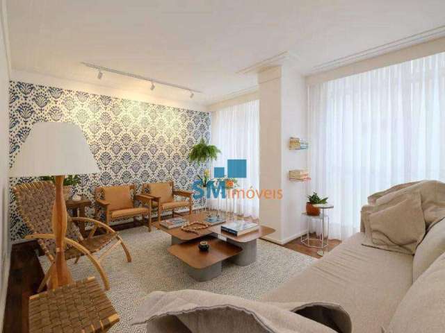 Apartamento 180m² - 04 dormitórios (01 suíte) e 02 vagas - Higienópolis - Vende-se