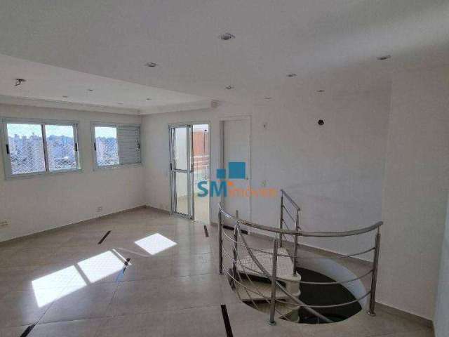 Cobertura com 1 dormitório à venda, 83 m² por R$ 549.000,00 - Casa Branca - Santo André/SP