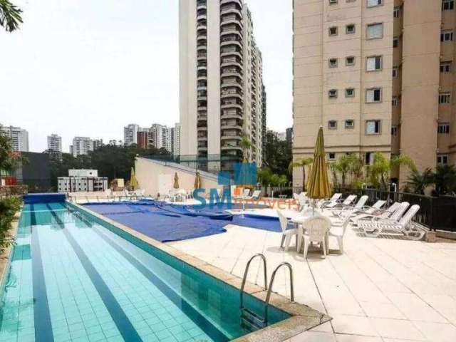 Apartamento com 3 dormitórios para alugar, 100 m² por R$ 5.403,32/mês - Vila Andrade - São Paulo/SP