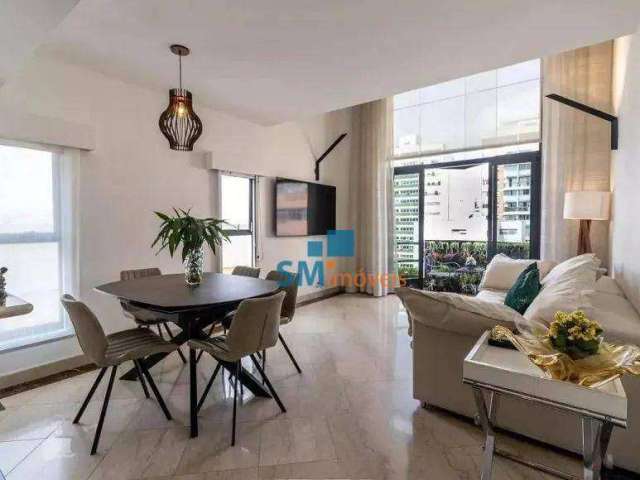 Apartamento Duplex com 1 dormitório, 75 m² - venda por R$ 1.290.000,00 ou aluguel por R$ 10.131,33/mês - Jardim Paulista - São Paulo/SP