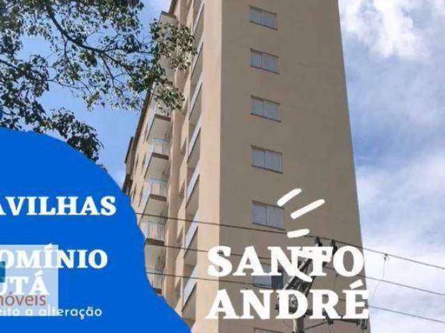 Apartamento com 1 dormitório à venda, 36 m² por R$ 260.439,28 - Vila Assunção - Santo André/SP