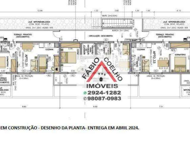 Studio com 1 dormitório à venda, 47 m² por R$ 220.000,00 - Interlagos - São Paulo/SP