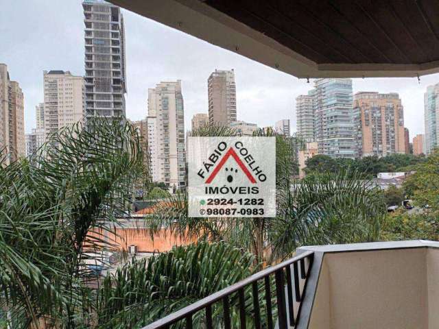 Apartamento com 3 dormitórios 2 vagas à venda, 129 m² por R$ 1.580.000 - Moema - São Paulo/SP