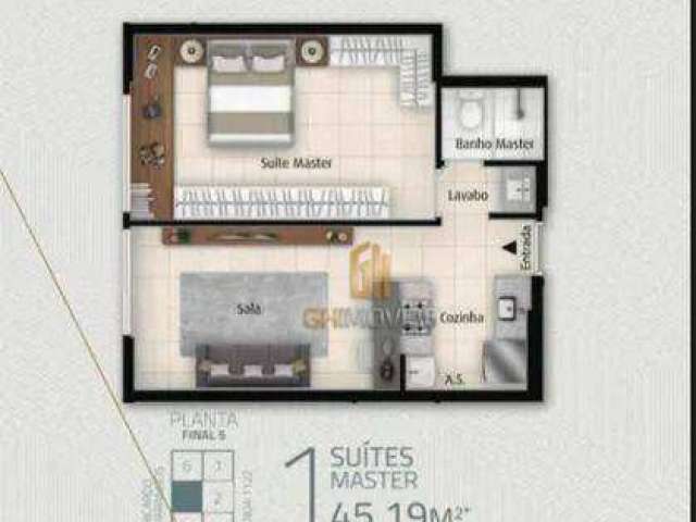 Apartamento à venda, 45 m² por R$ 474.000,00 - Setor Marista - Goiânia/GO