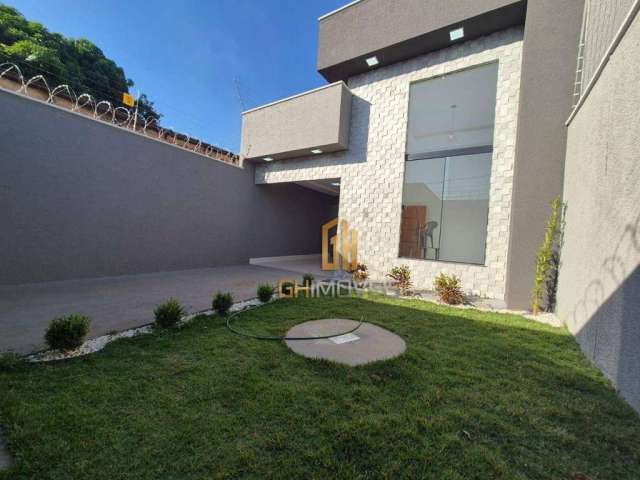 Casa com 3 dormitórios à venda, 118 m² por R$ 470.000,00 - Cardoso Continuação - Aparecida de Goiânia/GO