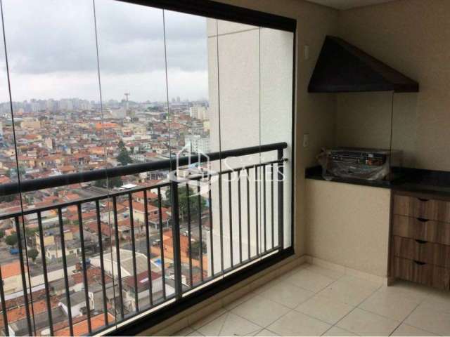 Lindo apartamento com sacada gourmet,65m2,2 quartos e 1 vaga