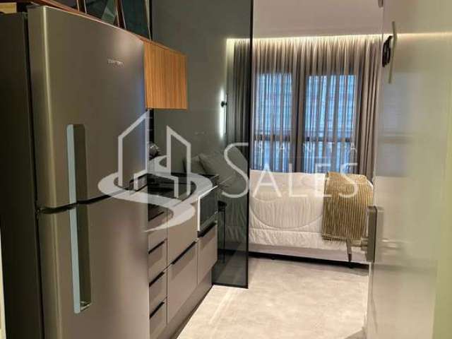 Apartamento com 1 quarto à venda na Avenida Chibarás, 75, Moema, São Paulo, 25 m2 por R$ 590.000