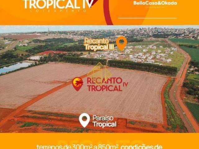 3 lote no paraíso tropical - cascavel pr