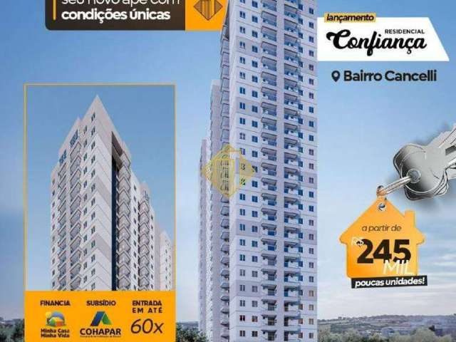 Apartamento à venda, 2 quartos, 1 suíte, Cancelli - Cascavel/PR