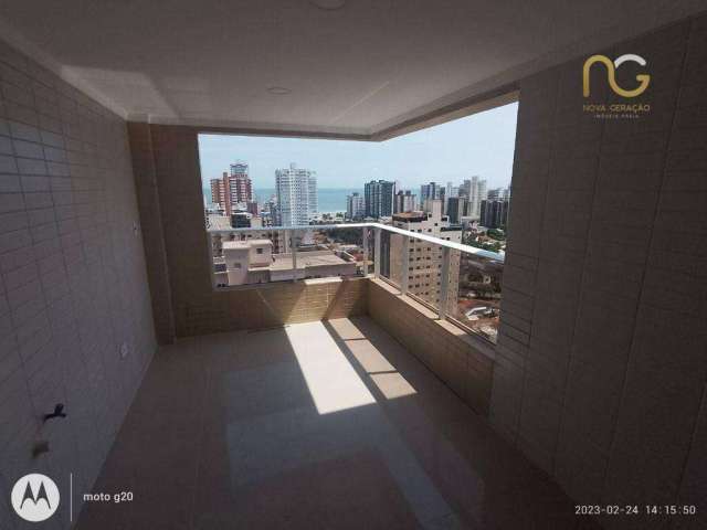 Apartamento com 3 dormitórios à venda, 95 m² por R$ 760.000,00 - Canto do Forte - Praia Grande/SP