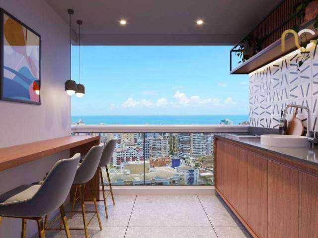 Apartamento com 2 dormitórios à venda, 74 m² por R$ 528.095,00 - Vila Guilhermina - Praia Grande/SP